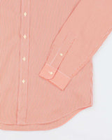 Ralph Lauren Deadstock Orange Striped Long Sleeve Shirt - M