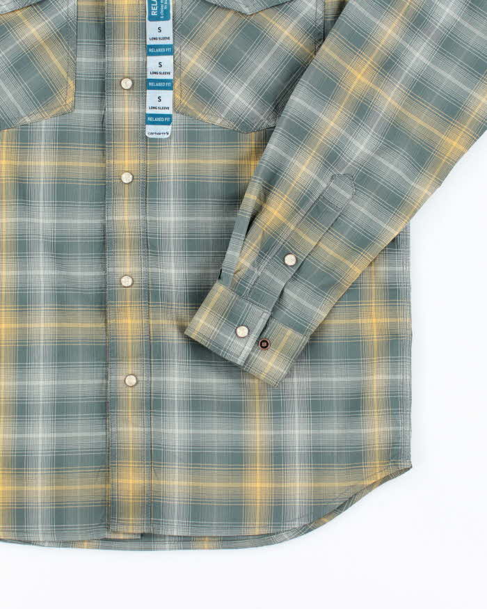 Carhartt Deadstock Check Long Sleeve Shirt - S