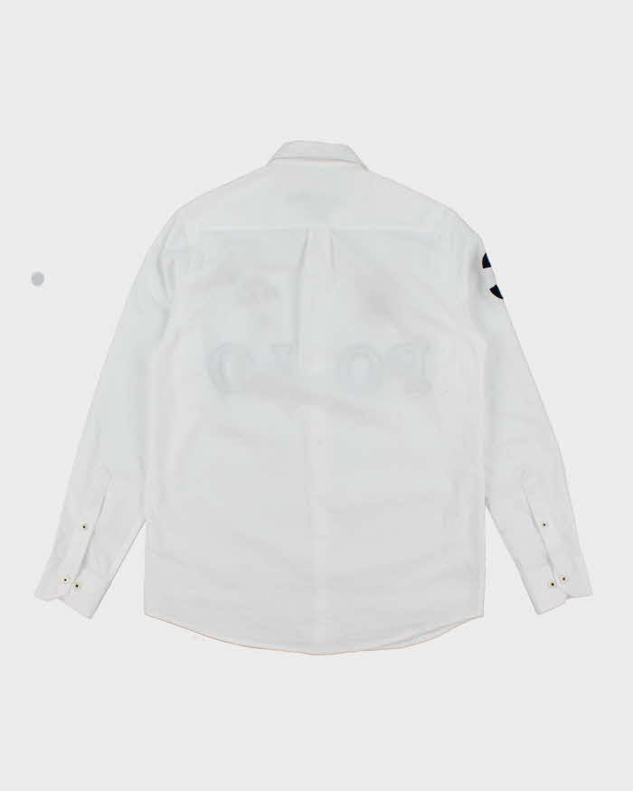 Vintage 2000's Ralph Lauren Patched Polo Spell Out Long Sleeve Shirt - XL