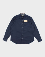 Vintage Y2K Deadstock with Tags Burberry London Small Embroidery Long Sleeve Shirt - XXL