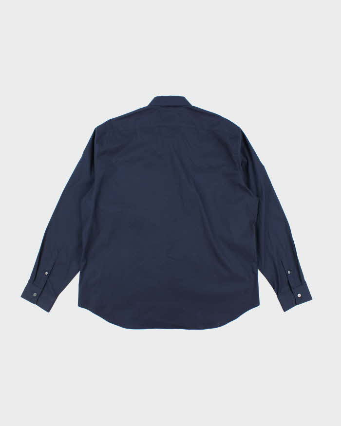 Vintage Y2K Deadstock with Tags Burberry London Small Embroidery Long Sleeve Shirt - XXL