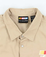 Vintage 2000's Nascar Racing Oversized Snap Button Long Sleeve Shirt - XL