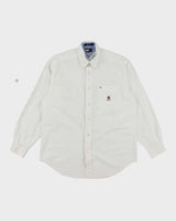 Vintage 2000's Tommy Hilfiger Patched Logo Long Sleeve Shirt - S