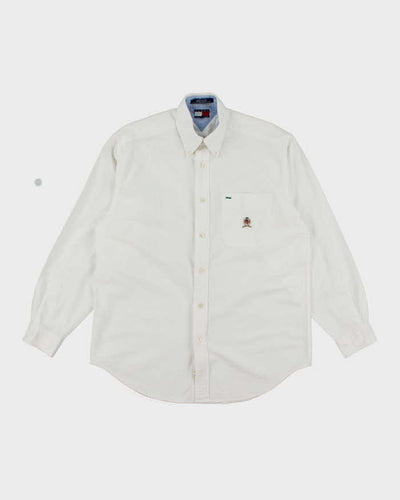 Vintage 2000's Tommy Hilfiger Patched Logo Long Sleeve Shirt - S