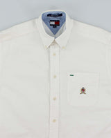 Vintage 2000's Tommy Hilfiger Patched Logo Long Sleeve Shirt - S