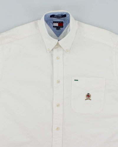 Vintage 2000's Tommy Hilfiger Patched Logo Long Sleeve Shirt - S