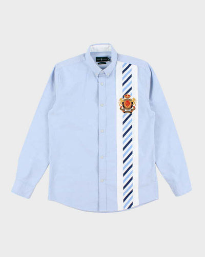 Vintage 2000's Ralph Lauren Patterned Embroidered Patch Shirt - M