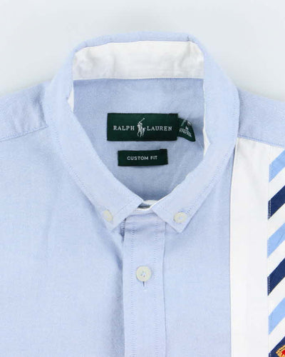 Vintage 2000's Ralph Lauren Patterned Embroidered Patch Shirt - M