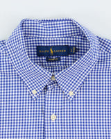 Vintage 2000's Ralph Lauren Checked Patterned Long Sleeve Shirt - L