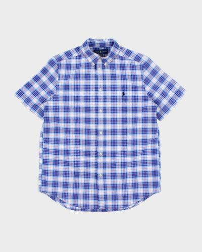 Vintage 2000's Ralph Lauren Patterned Short Sleeve Shirt - XL