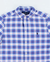 Vintage 2000's Ralph Lauren Patterned Short Sleeve Shirt - XL