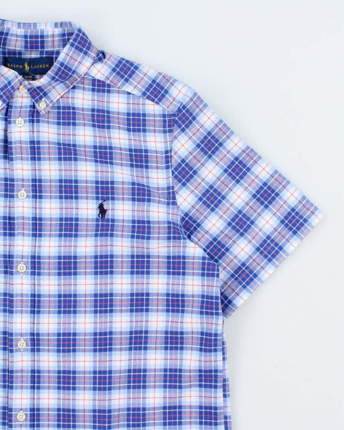 Vintage 2000's Ralph Lauren Patterned Short Sleeve Shirt - XL
