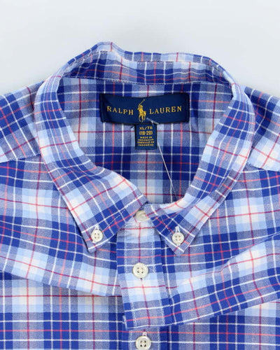 Vintage 2000's Ralph Lauren Patterned Short Sleeve Shirt - XL