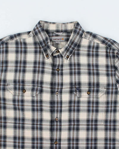 Vintage 2000's Carhartt Faded Long Sleeve Shirt - XL
