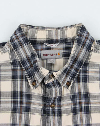 Vintage 2000's Carhartt Faded Long Sleeve Shirt - XL