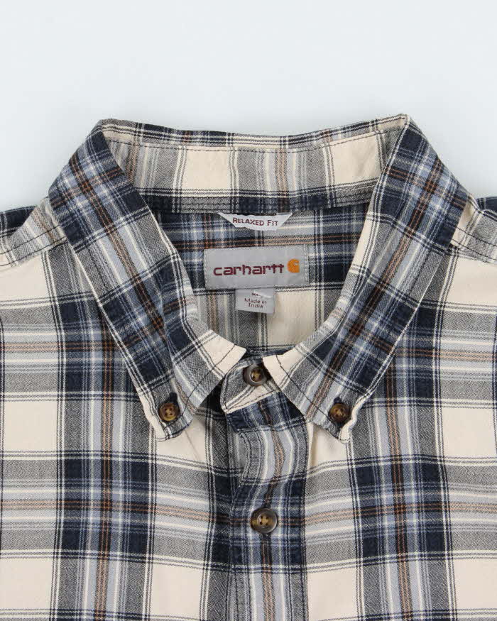 Vintage 2000's Carhartt Faded Long Sleeve Shirt - XL