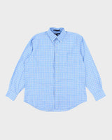 Vintage 90's Tommy Hilfiger Patterned Long Sleeve Shirt - L