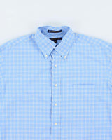 Vintage 90's Tommy Hilfiger Patterned Long Sleeve Shirt - L