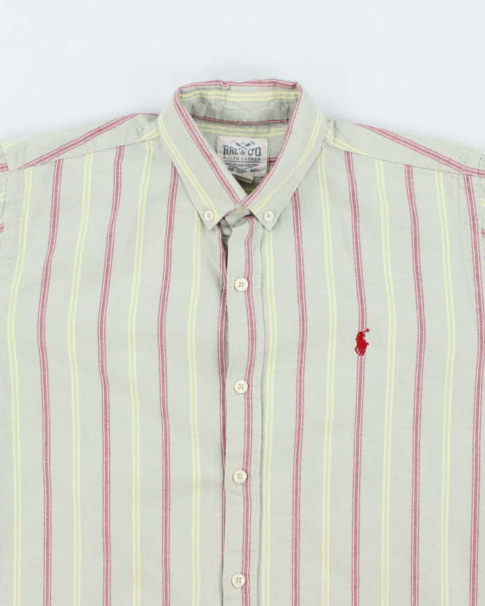 Vintage Ralph Lauren RRL Striped Long Sleeve Shirt - L