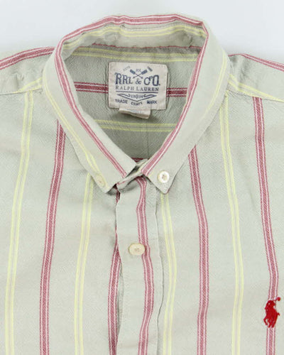 Vintage Ralph Lauren RRL Striped Long Sleeve Shirt - L