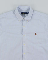Vintage Ralph Lauren Striped Heavyweight Long Sleeve Shirt - L