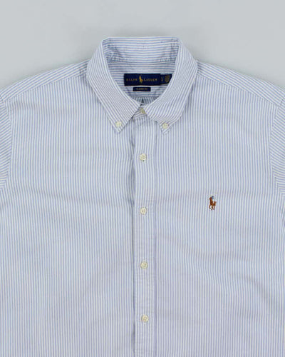Vintage Ralph Lauren Striped Heavyweight Long Sleeve Shirt - L
