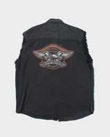 Vintage Y2K Sturgis Biker Graphic Printed Sleeveless Shirt - XXL