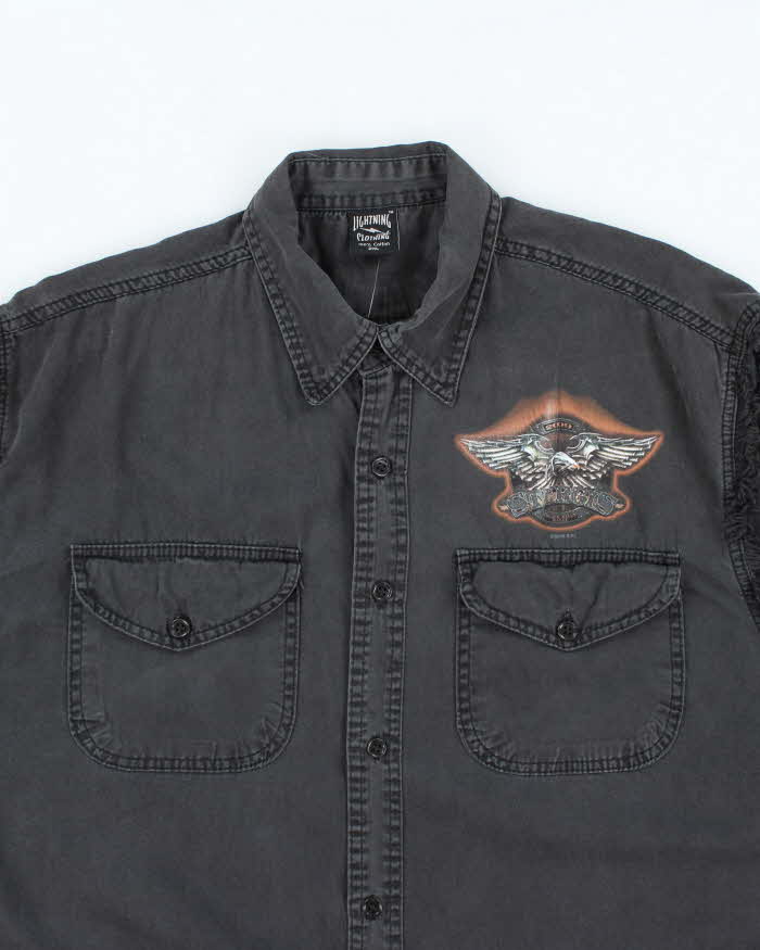 Vintage Y2K Sturgis Biker Graphic Printed Sleeveless Shirt - XXL