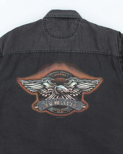 Vintage Y2K Sturgis Biker Graphic Printed Sleeveless Shirt - XXL