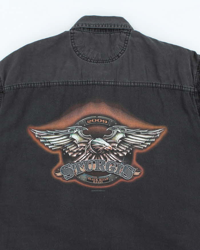 Vintage Y2K Sturgis Biker Graphic Printed Sleeveless Shirt - XXL