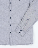 Vintage Y2K G-Star Raw Grey Brushed Long Sleeve Shirt - XL