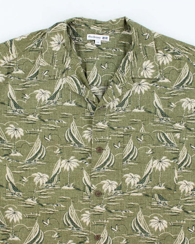 Reyn Spooner x Uniqlo All Over Printed Short Sleeve Hawaiian Shirt - L
