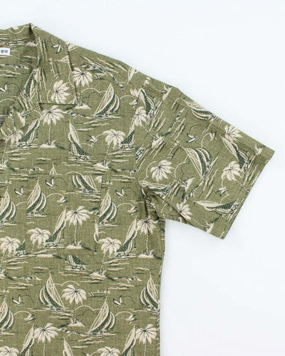 Reyn Spooner x Uniqlo All Over Printed Short Sleeve Hawaiian Shirt - L