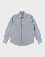 Vintage Yves Saint Laurent Fine Striped Long Sleeve Shirt - L