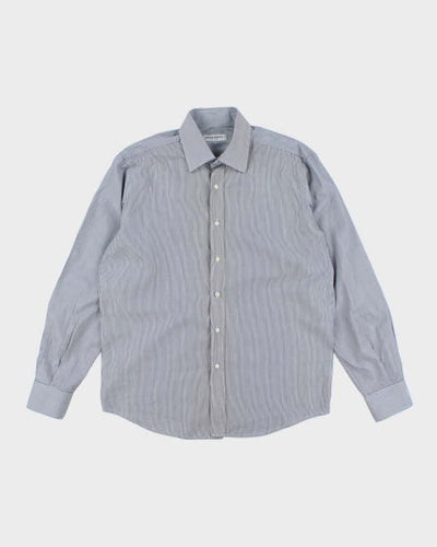 Vintage Yves Saint Laurent Fine Striped Long Sleeve Shirt - L