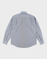 Vintage Yves Saint Laurent Fine Striped Long Sleeve Shirt - L
