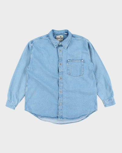 Vintage 2000's Levi's SilverTab Light Wash Denim Shirt - M