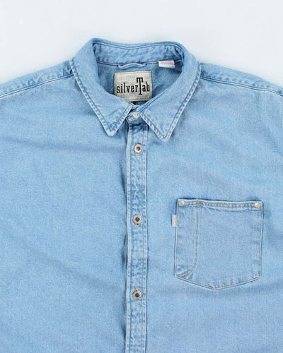Vintage 2000's Levi's SilverTab Light Wash Denim Shirt - M