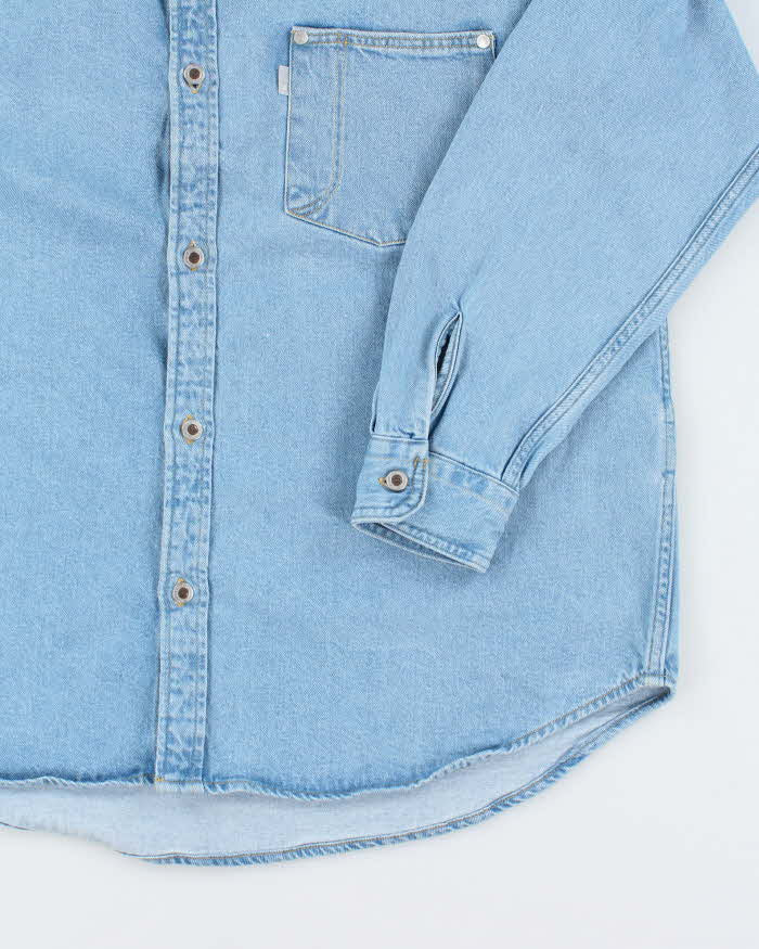 Vintage 2000's Levi's SilverTab Light Wash Denim Shirt - M