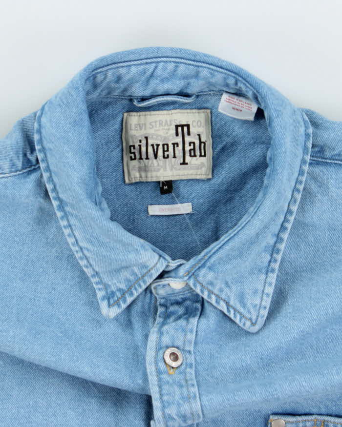 Vintage 2000's Levi's SilverTab Light Wash Denim Shirt - M