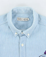 Vintage 90's GCOMA Looney Tunes Embroidered Striped Shirt - L