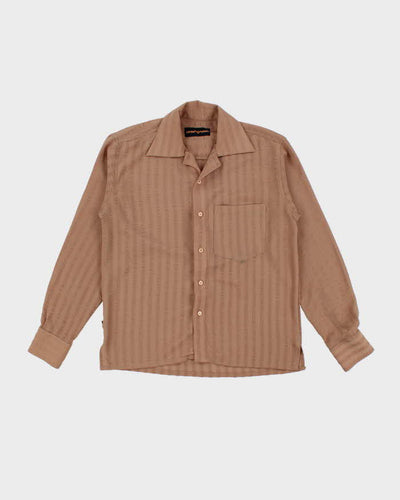 Vintage Emporio Armani All Over Print Textured Shirt - L