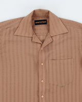 Vintage Emporio Armani All Over Print Textured Shirt - L