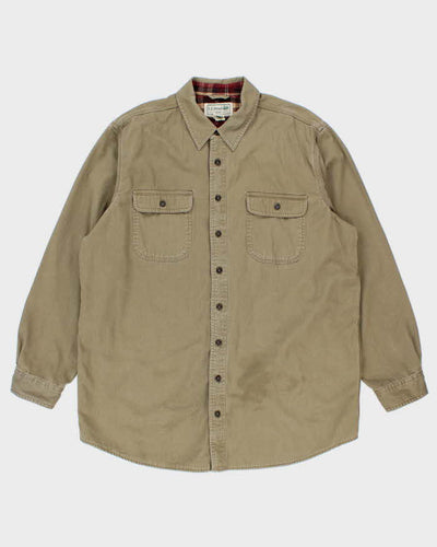 Vintage L.L. Bean Line Heavyweight Flannel Shirt - XL