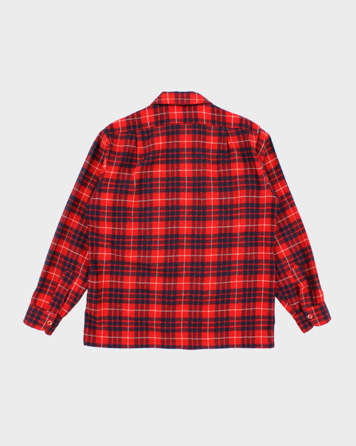 Vintage 70s Pendleton Wool Flannel Shirt - M