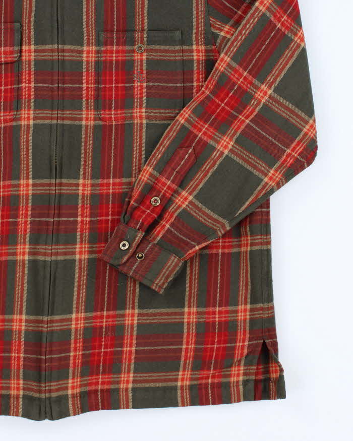 Vintage Ralph Lauren Wool Zip-up Flannel - L