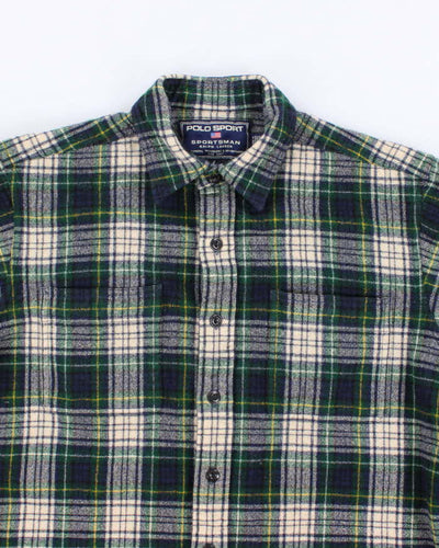 Vintage Polo Sport Ralph Lauren Wool Heavyweight Flannel - M