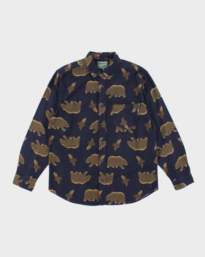 Vintage Woolrich Pattern Flannel Shirt - L