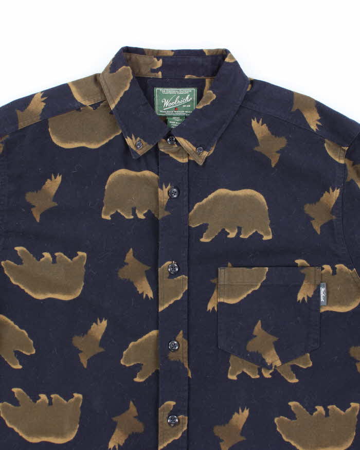 Vintage Woolrich Pattern Flannel Shirt - L