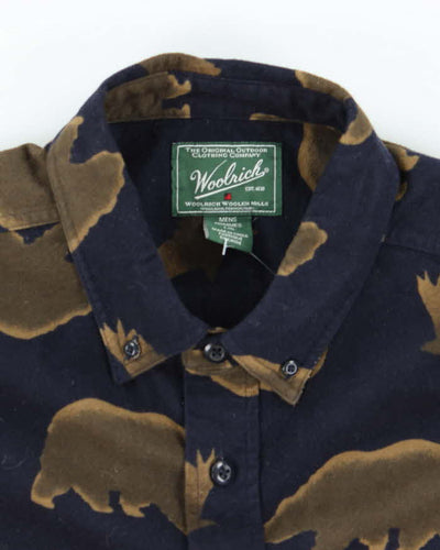 Vintage Woolrich Pattern Flannel Shirt - L